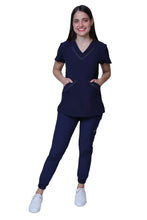 Cargar imagen en el visor de la galería, CONJUNTOS COLOR MARINO CON PANT JOGGER DAMA EV-01-02-03-04-16-18-20-30