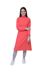 Cargar imagen en el visor de la galería, Bata Médica Quirúrgica COAT LINE de DAMA - DOBLE STRETCH con REPELENTE A FLUIDOS para Dama - EV-26-COATLINE DAMA