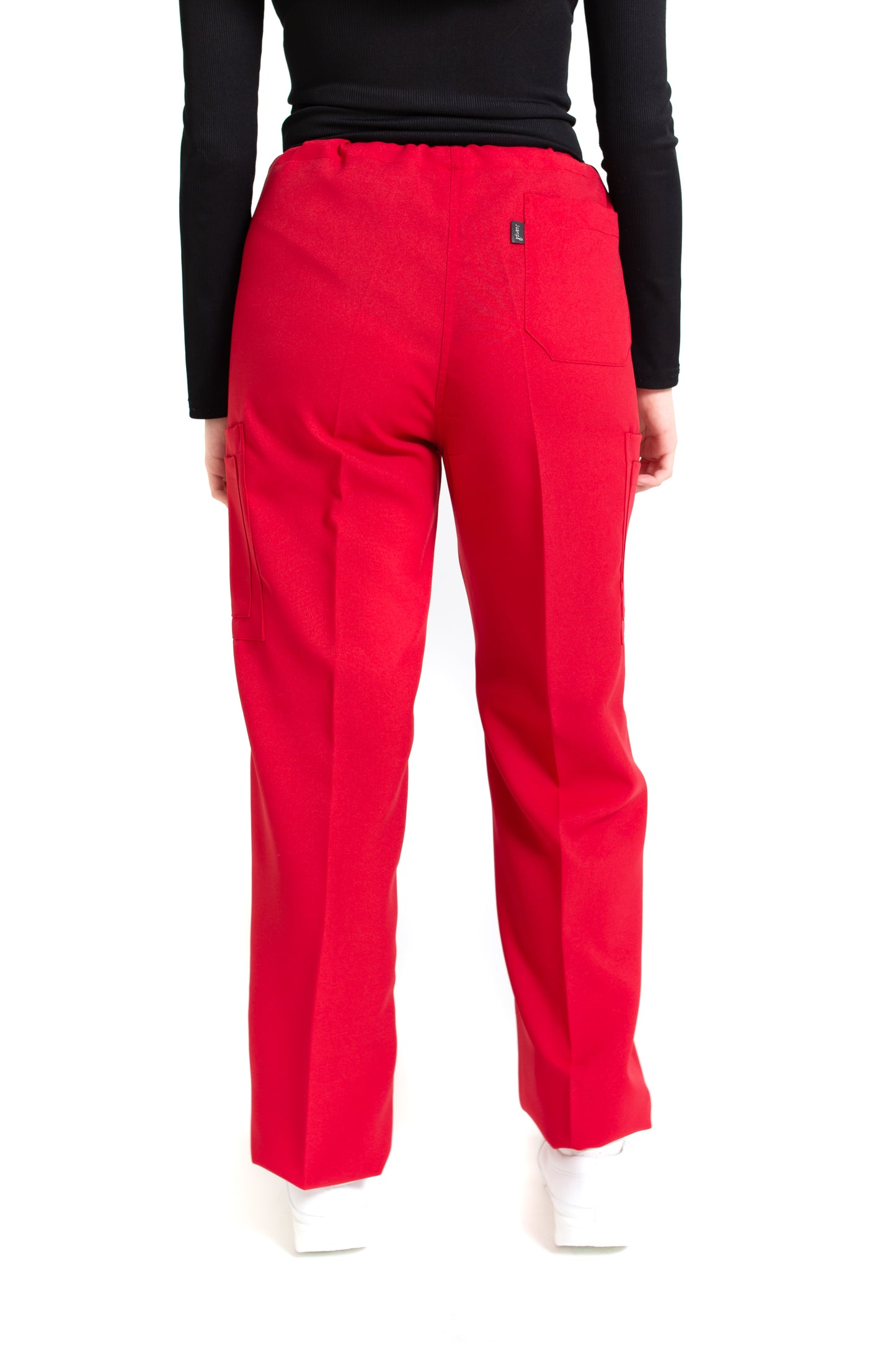 Conjunto SET Filipina y Pantalón JP-13 UNISEX-Color ROJO-JUANPA