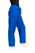 Cargar imagen en el visor de la galería, Conjunto SET Filipina MANGA LARGA y Pantalón JP-14 UNISEX-Color AZUL REY-JUANPA