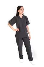 Cargar imagen en el visor de la galería, Conjunto SET Filipina y Pantalón JP-13 UNISEX-Color PEWTER-JUANPA