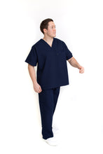 Cargar imagen en el visor de la galería, Conjunto SET Filipina y Pantalón JP-13 UNISEX-Color MARINO-JUANPA