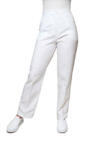 Cargar imagen en el visor de la galería, Pantalones TERGALES  KA-155-148-144-143 - BLANCO- ANA ISABEL UNIFORMES