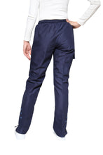 Cargar imagen en el visor de la galería, Conjunto SET Filipina y Pantalón KA-56 MARIPOSITAS -Color MARINO/PLUMBAGO- Dama- KAREN MEDICAL FASHION