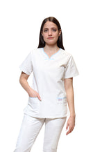 Cargar imagen en el visor de la galería, Filipinas Tops KA-64-63-58-57-56-55-45 - Blanco - KAREN MEDICAL FASHION