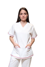 Cargar imagen en el visor de la galería, Filipinas Tops KA-80-79-78-77-70-68-67-66-65 - Blanco - KAREN MEDICAL FASHION