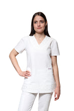 Cargar imagen en el visor de la galería, Filipinas Tops KA-80-79-78-77-70-68-67-66-65 - Blanco - KAREN MEDICAL FASHION
