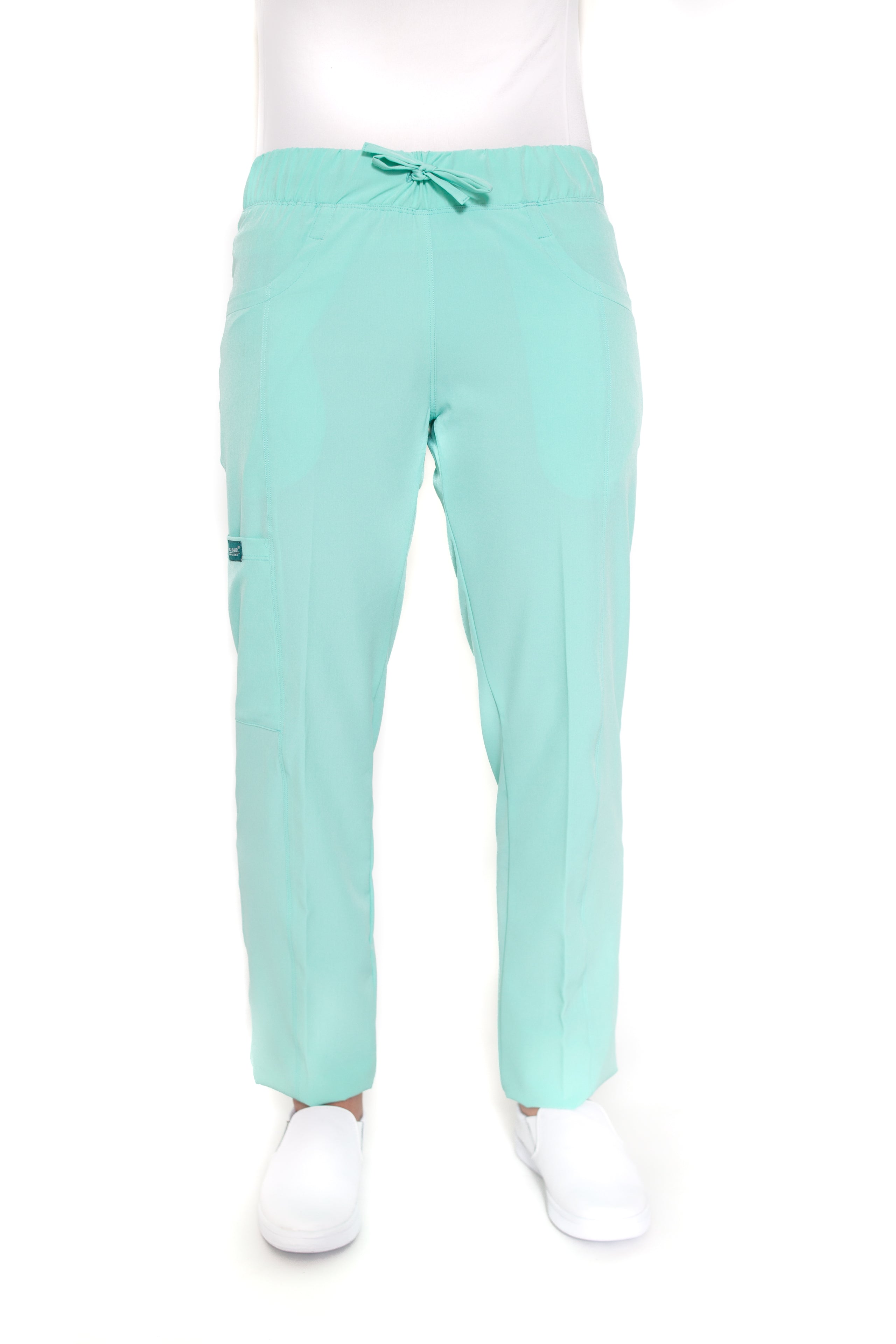 Conjunto SET Filipina y Pantalón EV-02 Muñin REPELENTE A FLUIDOS-Color PISTACHE/MARINO con PANT PISTACHE Dama-Ana Isabel Uniformes