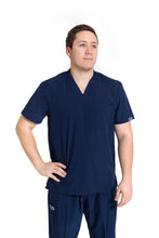 Cargar imagen en el visor de la galería, Conjunto SET Filipina y Pantalón JOGGER EA-02 REPELENTE A FLUIDOS-Color MARINO HOMBRE-HASSAN Uniformes