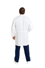 Cargar imagen en el visor de la galería, Bata Médica de Caballero HA-11R CON TECNOLOGÍA REPELENCIA GABARDINA-HASSAN Uniformes