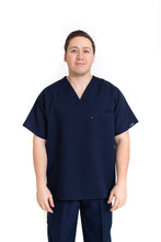 Cargar imagen en el visor de la galería, Conjunto SET Filipina y Pantalón JP-13 UNISEX-Color MARINO-JUANPA