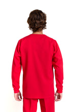 Cargar imagen en el visor de la galería, Conjunto SET Filipina MANGA LARGA y Pantalón JP-14 UNISEX-Color ROJO-JUANPA