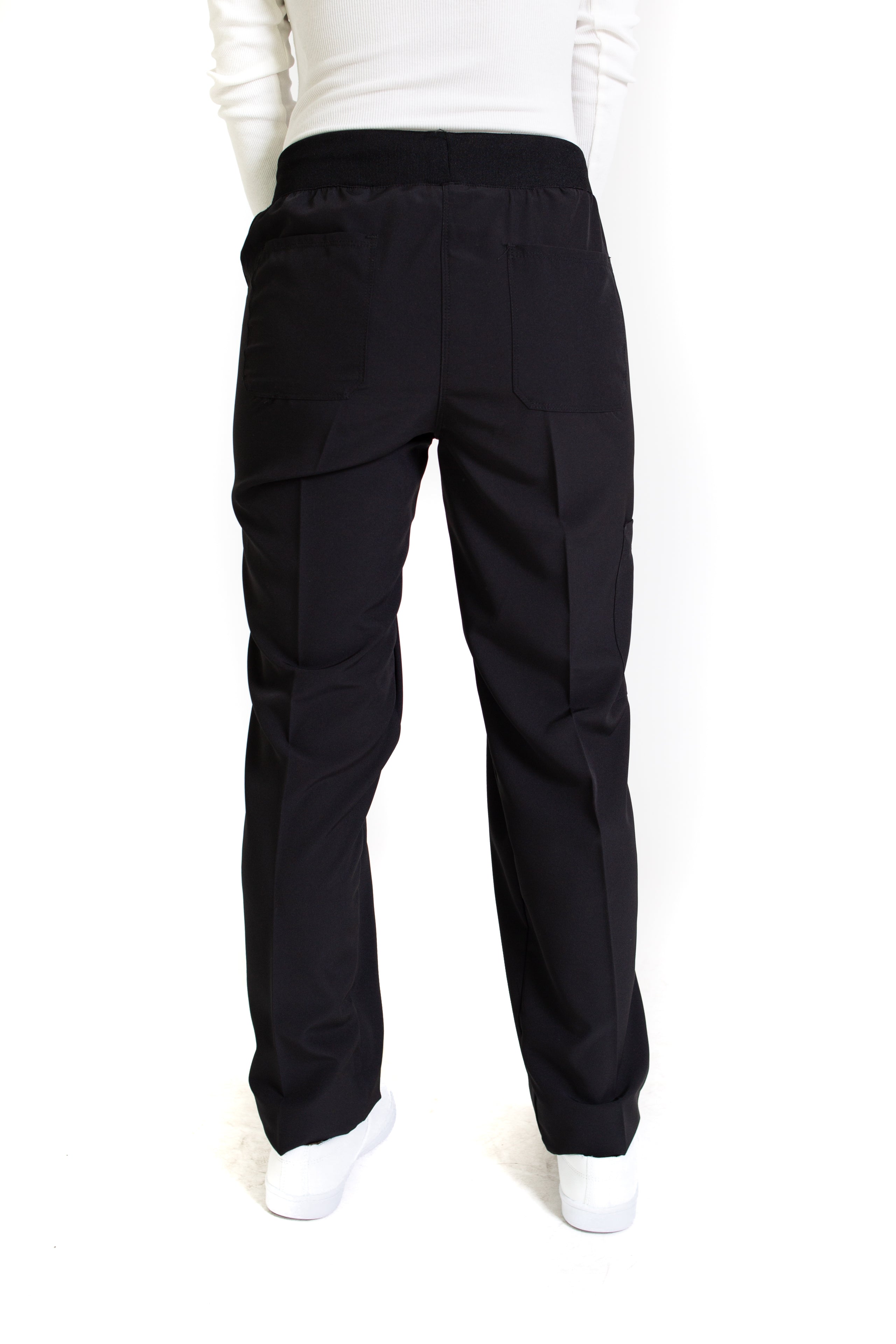 Conjunto SET Filipina y Pantalón EV-30 Paola con Cierre REPELENTE A FLUIDOS-Color Negro Dama-Ana Isabel Uniformes