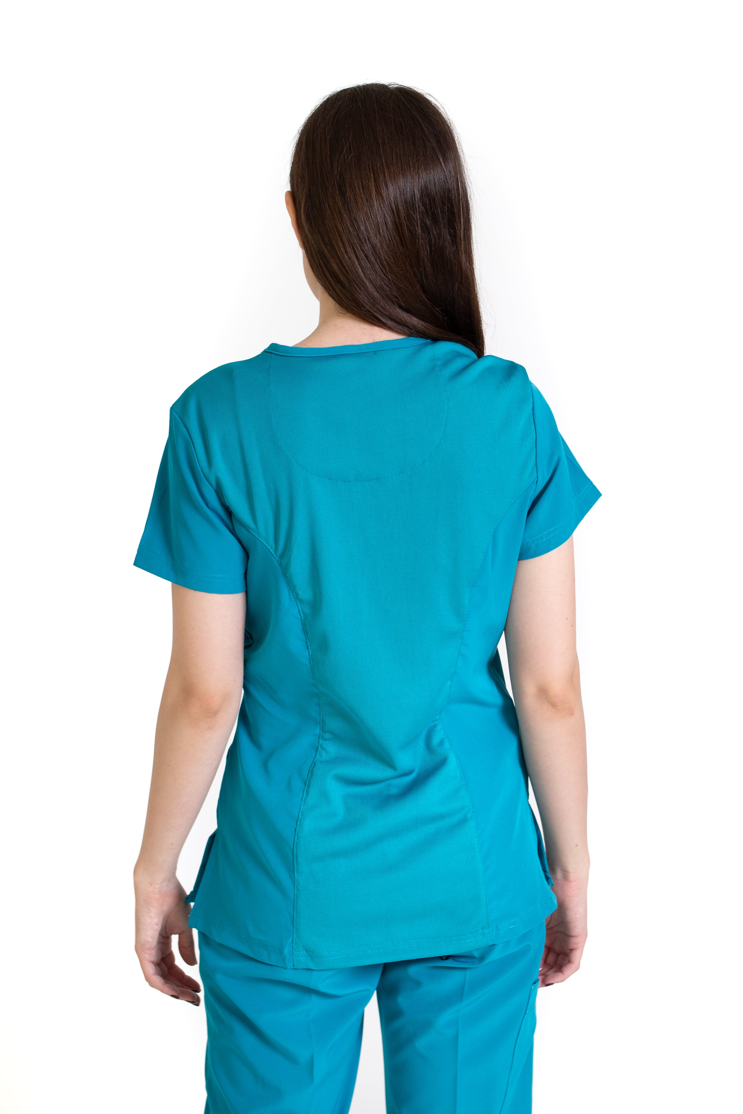 Conjunto SET Filipina y Pantalón EV-04 Tatita REPELENTE A FLUIDOS-Color VERDE Dama-Ana Isabel Uniformes