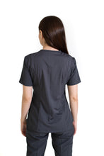 Cargar imagen en el visor de la galería, Conjunto SET Filipina y Pantalón EV-02 Muñin REPELENTE A FLUIDOS-Color PEWTER Dama-Ana Isabel Uniformes