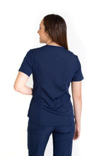 Cargar imagen en el visor de la galería, Conjunto SET Filipina y Pantalón EV-02 Muñin REPELENTE A FLUIDOS-Color MARINO Dama-Ana Isabel Uniformes