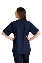 Cargar imagen en el visor de la galería, Conjunto SET Filipina y Pantalón JP-13 UNISEX-Color MARINO-JUANPA