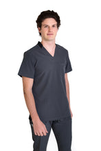 Cargar imagen en el visor de la galería, Conjunto SET Filipina y Pantalón EA-02 REPELENTE A FLUIDOS-Color PEWTER/NEGRO con PANT PEWTER HOMBRE-HASSAN Uniformes