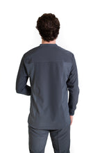 Cargar imagen en el visor de la galería, Filipina MANGA LARGA EA-03 REPELENTE A FLUIDOS-Color PEWTER HOMBRE-HASSAN Uniformes