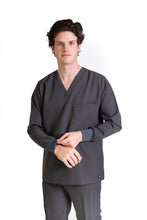 Cargar imagen en el visor de la galería, Conjunto SET Filipina MANGA LARGA y Pantalón JP-14 UNISEX-Color PEWTER-JUANPA