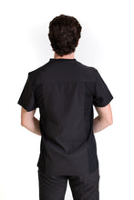 Cargar imagen en el visor de la galería, Conjunto SET Filipina y Pantalón EA-02 REPELENTE A FLUIDOS-Color NEGRO HOMBRE-HASSAN Uniformes