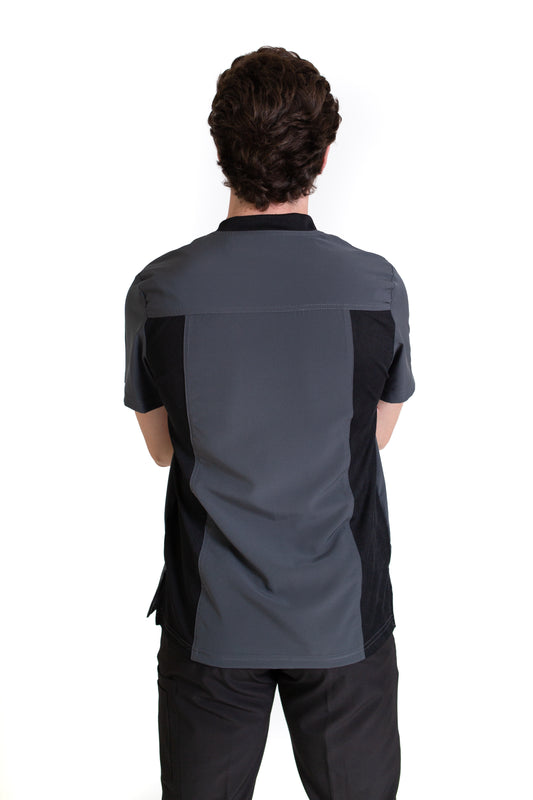 Filipina EA-02 REPELENTE A FLUIDOS-Color PEWTER/NEGRO HOMBRE-HASSAN Uniformes