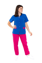 Cargar imagen en el visor de la galería, CONJUNTOS COMBINADOS EV-07-08-09 - Pantalón Rosa - REPELENTES DAMA