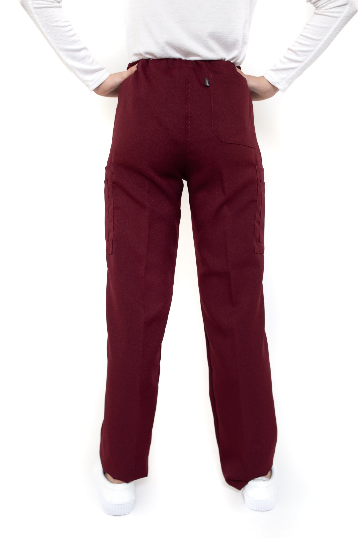 Conjunto SET Filipina y Pantalón JP-13 UNISEX-Color VINO-JUANPA