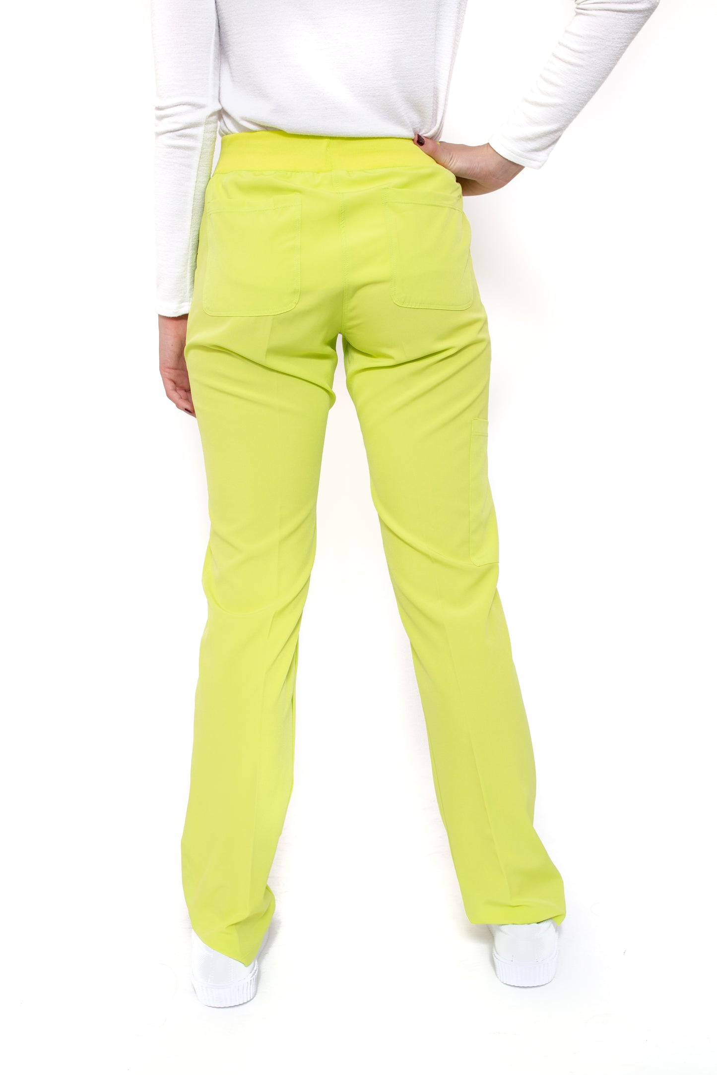 Conjunto SET Filipina y Pantalón EV-03 Nani REPELENTE A FLUIDOS-Color LIMA Dama-Ana Isabel Uniformes