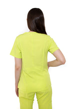 Cargar imagen en el visor de la galería, Conjunto SET Filipina y Pantalón EV-01 Chicu REPELENTE A FLUIDOS-Color LIMA Dama-Ana Isabel Uniformes