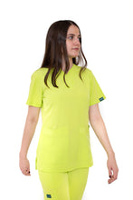 Cargar imagen en el visor de la galería, Conjunto SET Filipina y Pantalón EV-03 Nani REPELENTE A FLUIDOS-Color LIMA Dama-Ana Isabel Uniformes