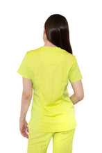 Cargar imagen en el visor de la galería, Conjunto SET Filipina y Pantalón EV-04 Tatita REPELENTE A FLUIDOS-Color LIMA Dama-Ana Isabel Uniformes