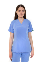 Cargar imagen en el visor de la galería, Conjunto SET Filipina y Pantalón EV-01 Chicu REPELENTE A FLUIDOS-Color FRANCIA Dama-Ana Isabel Uniformes