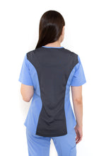 Cargar imagen en el visor de la galería, Filipina Top EV-02 Muñin REPELENTE A FLUIDOS-Color FRANCIA/PEWTER Dama-Ana Isabel Uniformes