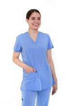 Cargar imagen en el visor de la galería, Conjunto SET Filipina y Pantalón EV-04 Tatita REPELENTE A FLUIDOS-Color FRANCIA Dama-Ana Isabel Uniformes