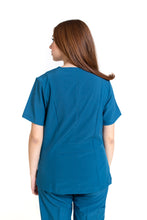 Cargar imagen en el visor de la galería, Conjunto SET Filipina y Pantalón EV-01 Chicu REPELENTE A FLUIDOS-Color CARIBE Dama-Ana Isabel Uniformes