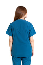 Cargar imagen en el visor de la galería, Conjunto SET Filipina y Pantalón EV-03 Nani REPELENTE A FLUIDOS-Color CARIBE Dama-Ana Isabel Uniformes