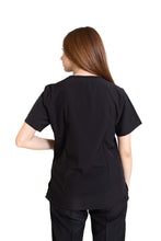 Cargar imagen en el visor de la galería, Filipina Top EV-03 Nani REPELENTE A FLUIDOS-Color NEGRO Dama-Ana Isabel Uniformes