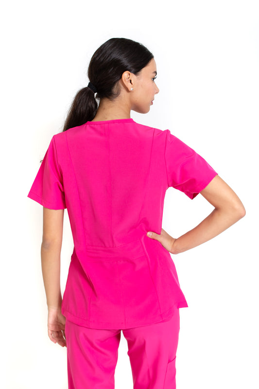 Filipina Top EV-01 Chicu REPELENTE A FLUIDOS-Color FANDANGO Dama-Ana Isabel Uniformes