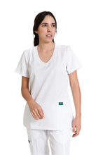 Cargar imagen en el visor de la galería, Conjunto SET Filipina y Pantalón EV-12 Kate REPELENTE A FLUIDOS-Color BLANCO Dama-Ana Isabel Uniformes