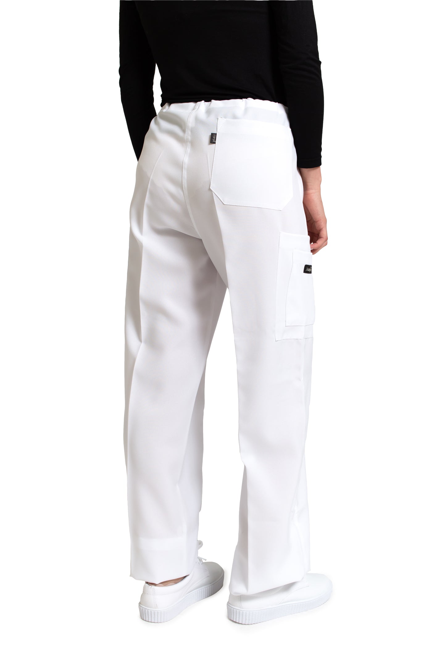 Conjunto SET Filipina y Pantalón JP-13 UNISEX-Color BLANCO-JUANPA