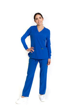 Cargar imagen en el visor de la galería, CONJUNTOS COLOR REY DAMA EV-02-07-08-09-16 Pantalón Azul Rey