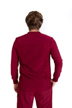 Cargar imagen en el visor de la galería, Filipina MANGA LARGA EA-03 REPELENTE A FLUIDOS-Color VINO HOMBRE-HASSAN Uniformes