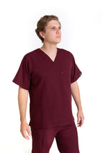 Cargar imagen en el visor de la galería, Conjunto SET Filipina y Pantalón JP-13 UNISEX-Color VINO-JUANPA