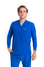 Cargar imagen en el visor de la galería, Conjunto SET Filipina MANGA LARGA y Pantalón EA-03 REPELENTE A FLUIDOS-Color REY HOMBRE-HASSAN Uniformes