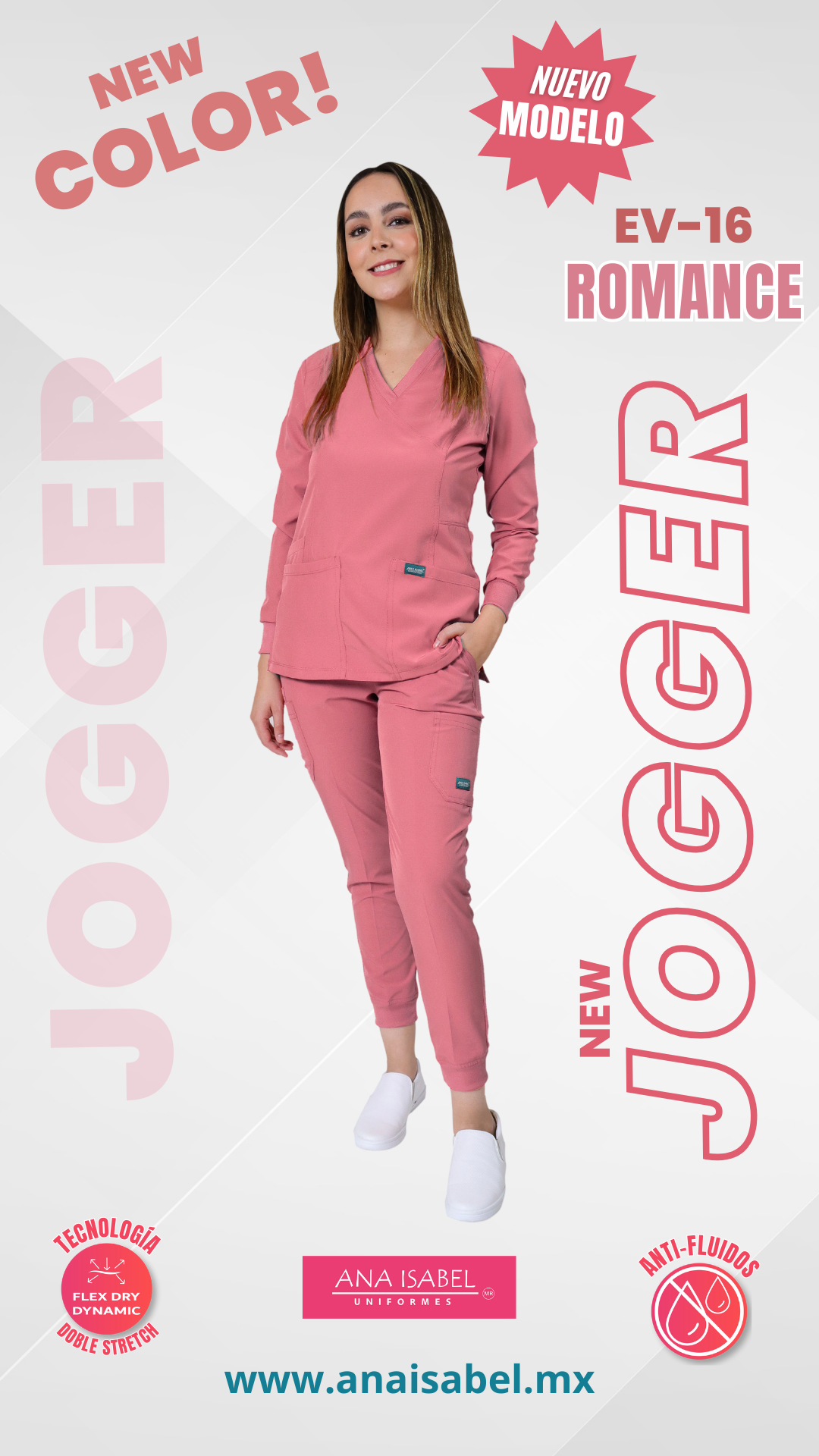 CONJUNTO EV-16 TATITA MANGA LARGA CON PANTALÓN JOGGER DAMA más COLORES