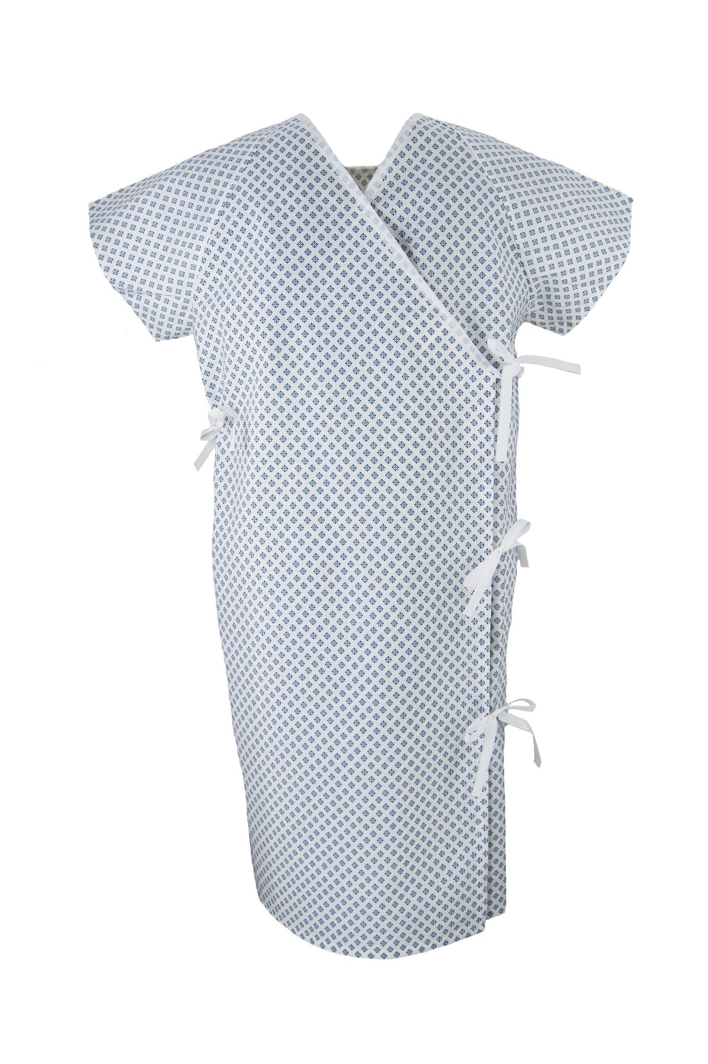 BATA PACIENTE  HA-15  CRUZADA  -  ANA ISABEL UNIFORMES