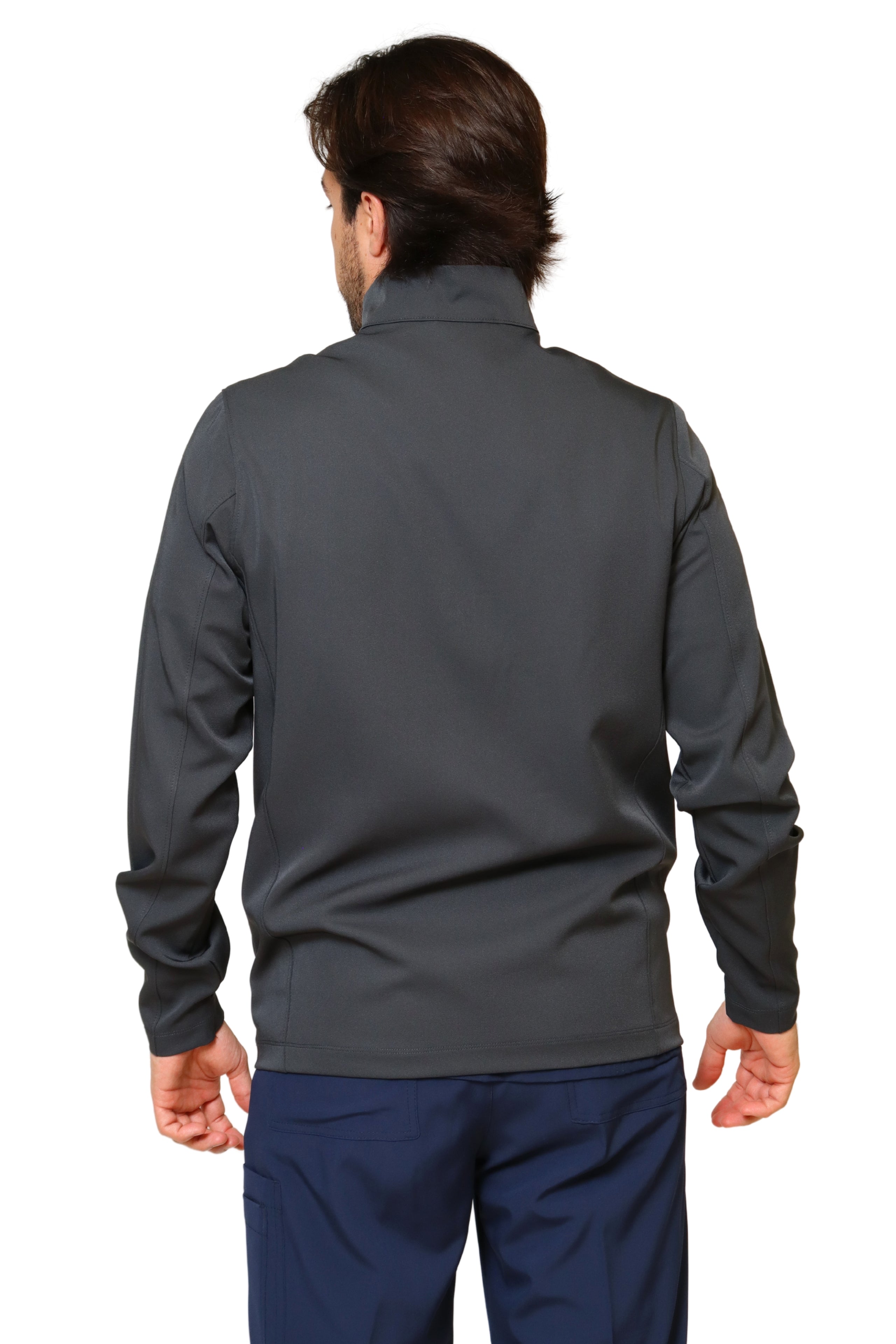 CHAMARRA FIT JACKET EXTRA GRUESA- DOBLE STRETCH CON CIERRE con REPELENTE A FLUIDOS para Caballero - EA-10