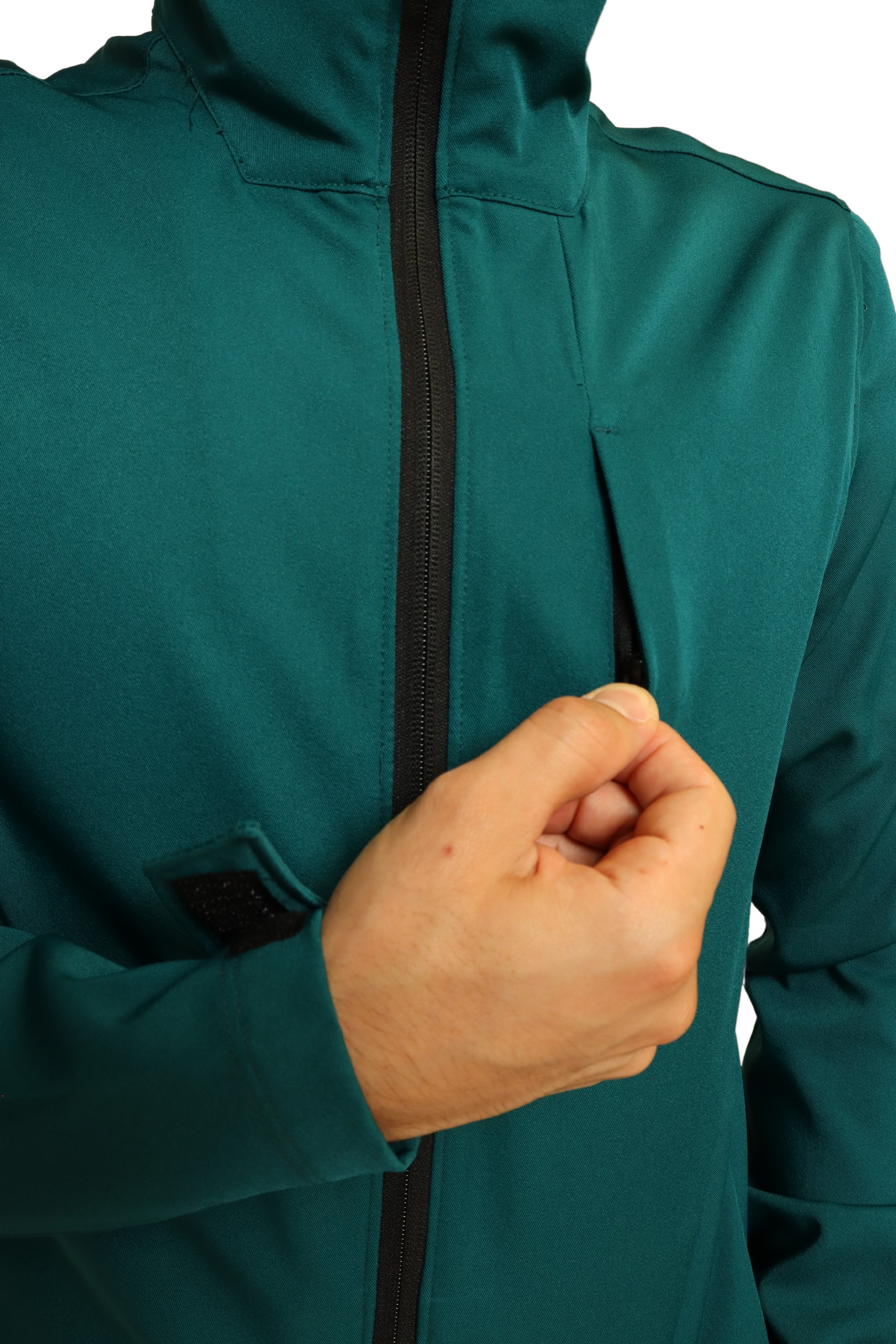 CHAMARRA FIT JACKET EXTRA GRUESA- DOBLE STRETCH CON CIERRE con REPELENTE A FLUIDOS para Caballero - EA-10