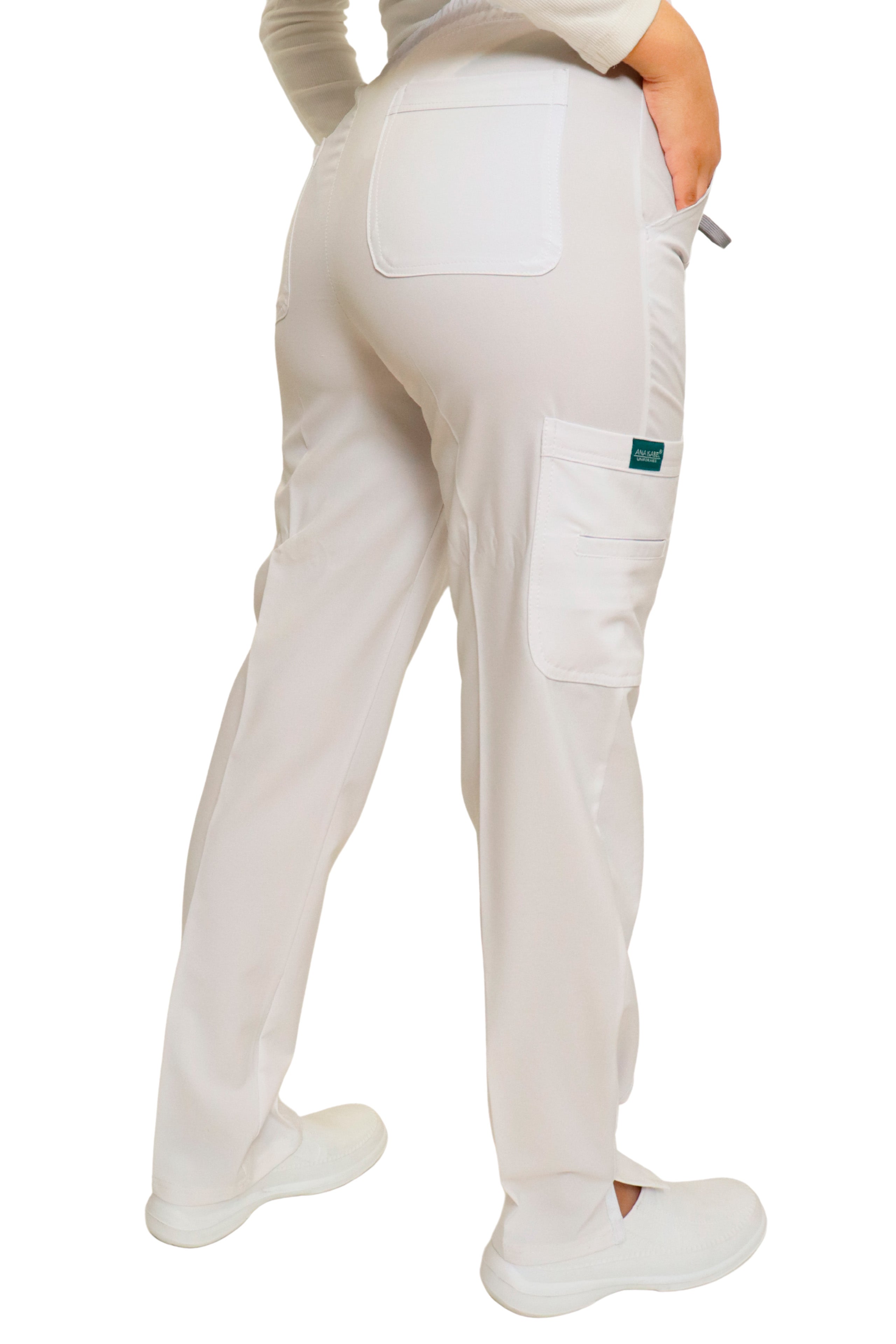PANTALÓN EGD-145 HIGH WAIST DAMA ETIQUETA GRIS
